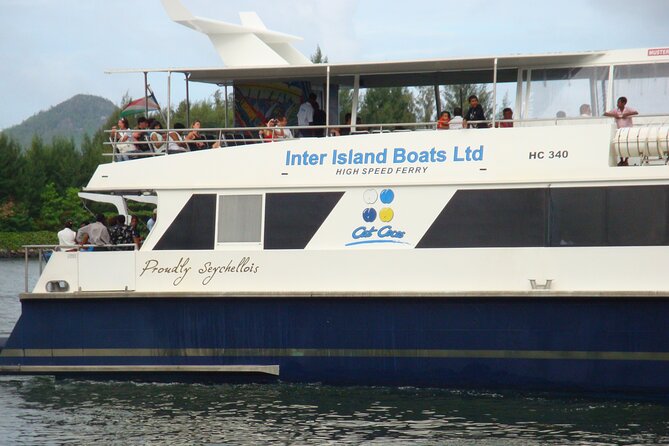 Cat Cocos: La Digue to Mahe Island Fast Ferry - Onboard comfort: seating tips for seasickness and calm rides