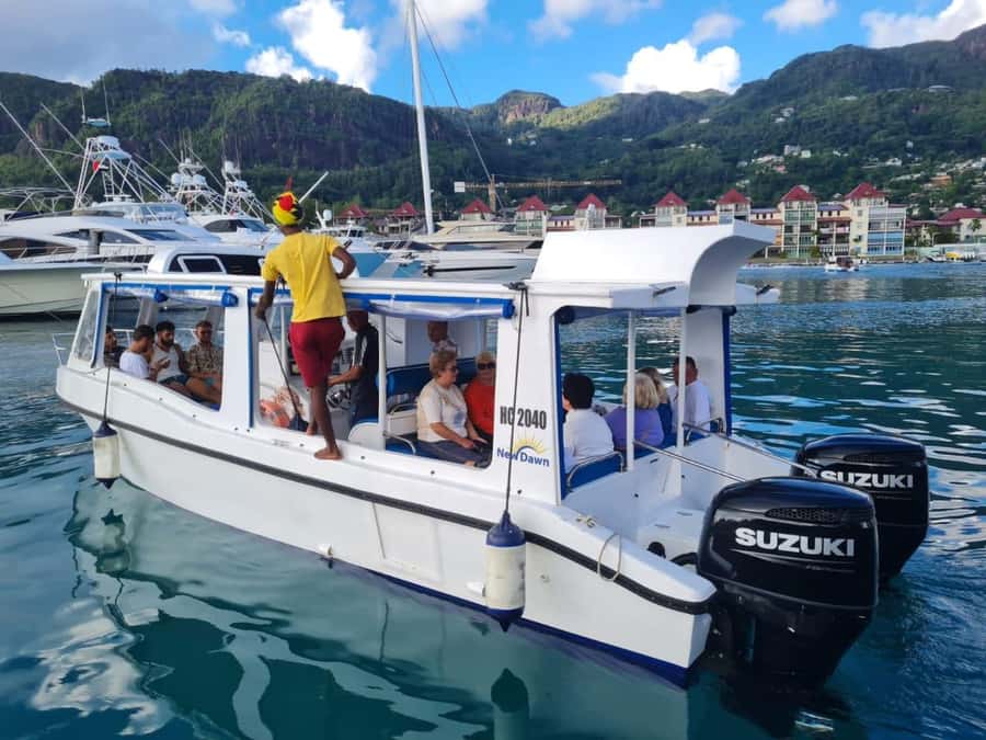 From Mahe eden island to Praslin & Ladigue Daytrip - From Eden Island to Praslin: pickup, bus tour, and Glacis Noir viewing