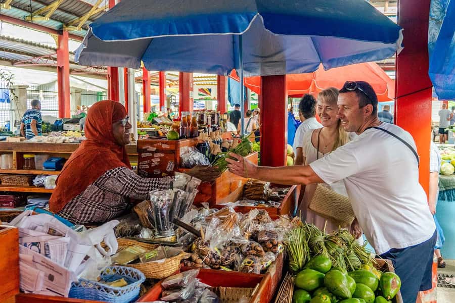 Mahé: Wild South Discovery Trip with Local Lunch - Victoria: where you start with market life, the clock tower area, and a temple visit