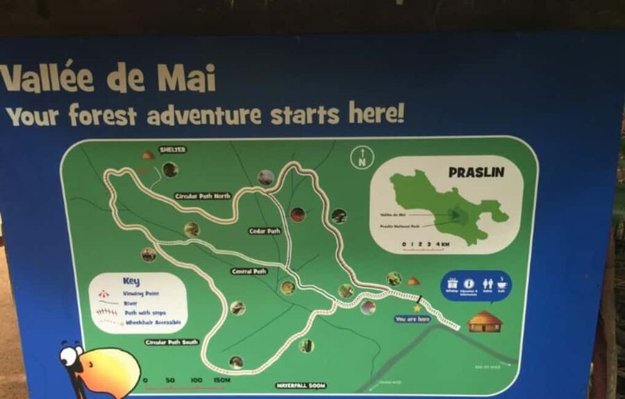 Praslin : Tour (Shared) - Vallee de Mai first, UNESCO palms and a trail you can scale
