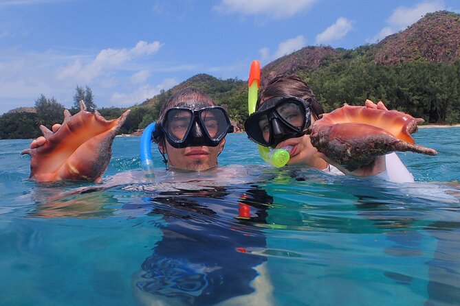 Private Seychelles Islands Tour by Boat with snacks & drinks - St. Pierre Island, Snorkeling Time, and Easy Underwater Access