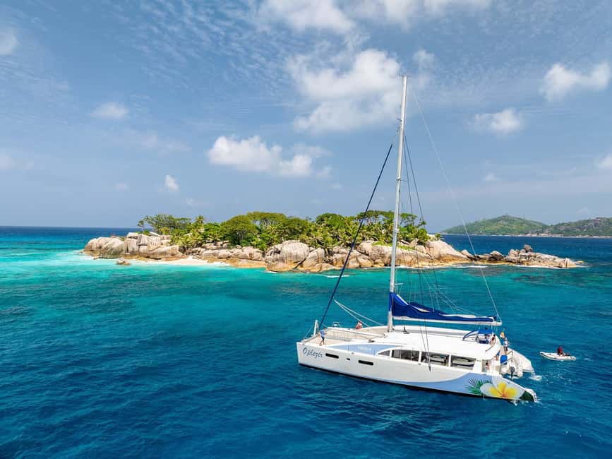 Sister, Coco, and Felicite Island: Seychelles Catamaran Tour - The big idea: a catamaran day that mixes private island time with real snorkeling